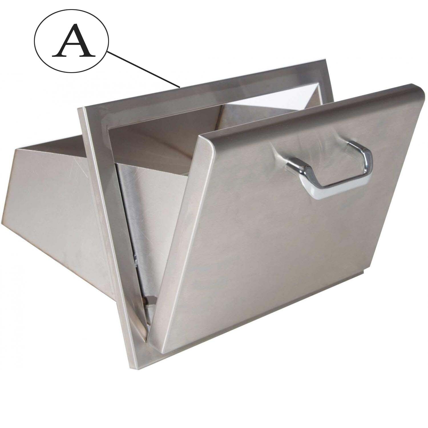 BBQ Guys Kingston Raised Series Tilt-Out Ice Bin