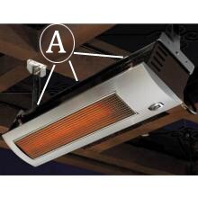 OCI 48 Inch 34,000 BTU Natural Gas Heater - Athens Bronze