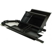 Rasmussen 30 Inch Rumford Retiring Tipi Gas Log Set With Vented Propane Enhanced Tipi/Andiron Burner - Variable Flame Remote