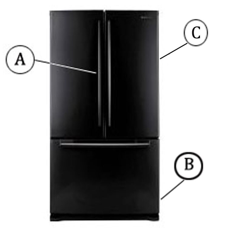 Samsung RF263AEBP 26 Cu. Ft. French Door Refrigerator - Black
