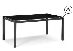 Zuo Modern Liftoff Dining Table Black 102120