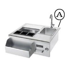 Sole Gourmet Stainless Steel Bar Tender Sink And Cooler