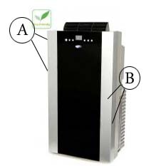 Whynter ARC-14S 14000 BTU Eco-Friendly Dual Hose Portable Air Conditioner