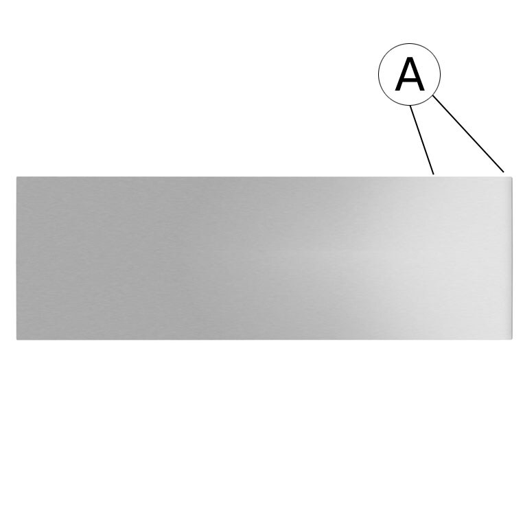DCS Professional 30-Inch Stainless Steel Low Back Guard - BGRU1230