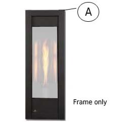 Napoleon TFK Torch Fireplace Frame - Metallic Black