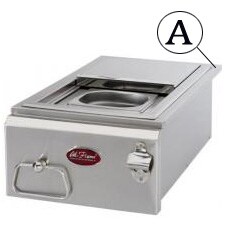Cal Flame 12-Inch Built-in Cocktail Center With Ice Bin Cooler