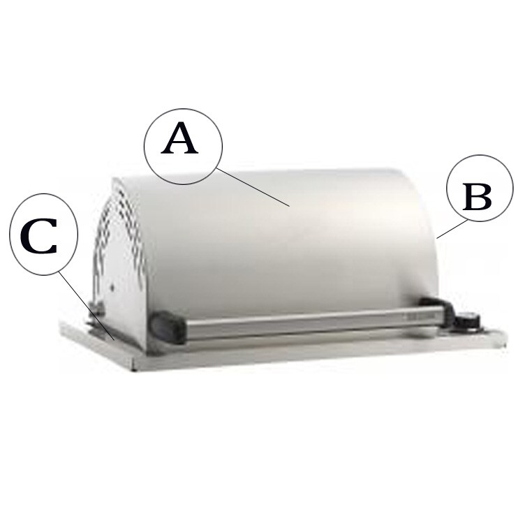 Fire Magic Legacy Deluxe Gourmet Natural Gas Countertop Grill