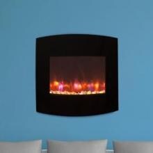 GreatCo 36-Inch Gallery Radius Linear Electric LED Fireplace - GER-36