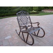 Oakland Living Mississippi Cast Aluminum Patio Rocking Chair - Antique Bronze