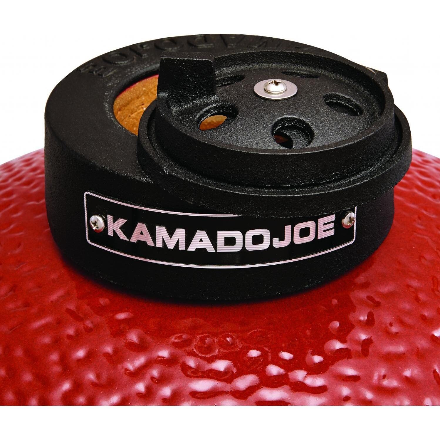 Kamado Joe BigJoe Ceramic Grill On Cart Red BBQ Guys