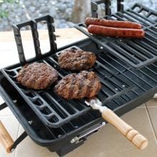 Cast Iron Hibachi Charcoal BBQ Grill