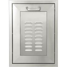 BBQGuys.com Kingston Panel Series 20-Inch Roll-Out Stainless Steel Propane Tank Storage Bin image