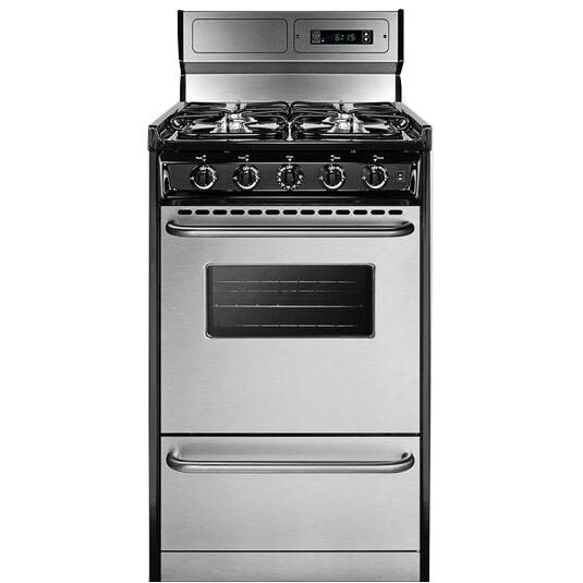 Summit Professional Series TNM13027BFKWY 20Inch Freestanding Gas Range