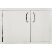 BBQGuys.com Kingston Series 30 X 31-Inch Stainless Steel Enclosed Water Resistant Cabinet Storage image