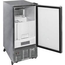 Cal Flame Outdoor Stainless Steel Ice Maker Interior View