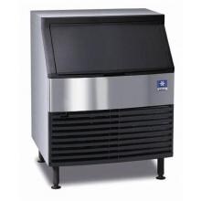 Manitowoc QD-0272A 100 Lb Capacity Under Counter Freestanding Ice Machine - Black Door / Stainless Steel Cabinet