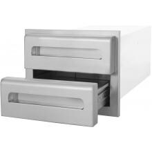 BBQ Guys Roma Series 14 Inch Double Access Drawer
