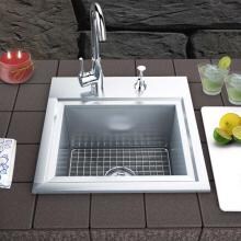 Sunstone Premium 21 X 20 Outdoor Rated Stainless Steel Drop In Sink With Hot/Cold Faucet - B-PS21 image