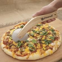Pizzacraft Rotary Pizza Cutter With Wood Handle