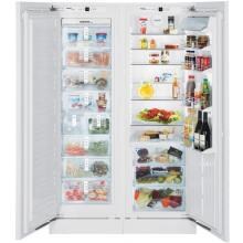 Liebherr 18.5 Cu. Ft. 3 Zone Built-In Side-By-Side Refrigerator - Custom Panel - SBS-19H0