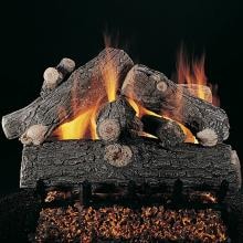 Rasmussen 24-Inch Prestige Oak Gas Log Set With Vented Flaming Ember Burner
