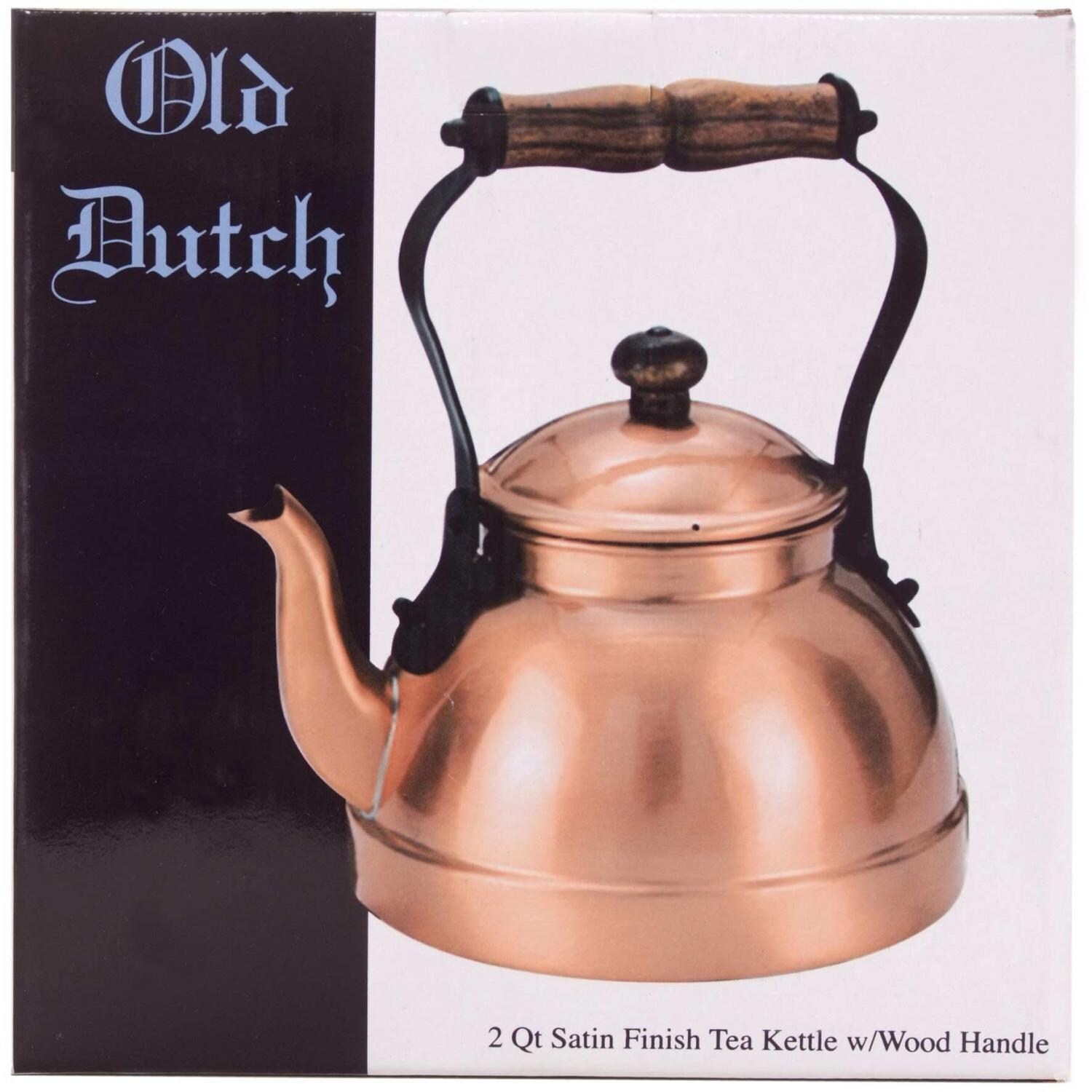 Old Dutch Satin Finish Copper Tea Kettle : BBQ Guys