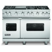 Viking VGCC548-6G 48-Inch Professional Series Natural Gas Range With 6 Burners And Griddle - Stainless Steel