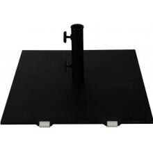 Square Heavy Duty Black Steel Umbrella Base