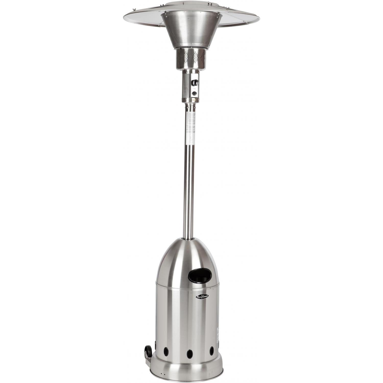 Fire Sense Elite Bullet 45,000 BTU Propane Gas Patio Heater With