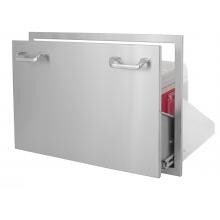 BBQ Guys Kingston Series 30 Inch Roll-Out Ice Chest Storage Drawer