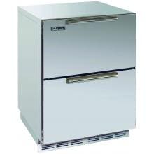 Perlick 5.3 Cu. Ft. Outdoor Compact Drawer Refrigerator - Stainless Steel - HP24RO-5