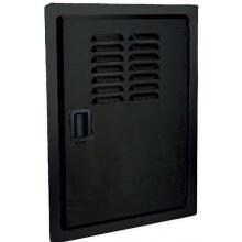 Fire Magic Legacy 14-Inch Black Louvered Single Access Door - Vertical - 23920-1 image