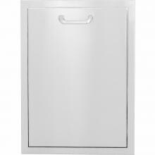 BBQGuys.com Kingston Series 20-Inch Roll-Out Stainless Steel Trash Bin image