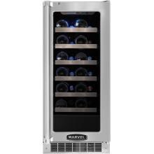 Marvel Professional 24 Bottle Right Hinge Wine Cooler - Stainless Steel - MPRO3WCM