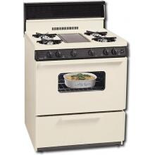 Premier GFK5S9T 30 Inch Gas Range With 5 Burners. 10 Inch Back-guard - Bisque Premier GFK5S9T 30 Inch Gas Range With 5 Burners. 10 Inch Back-guard - Bisque