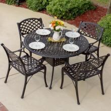 Lakeview Outdoor Designs Heritage Aluminum 4 Person Dining Set