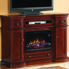 Montgomery 58-Inch Electric Fireplace Media Console - Vintage Cherry - 26MM2490 Montgomery 58-Inch Electric Fireplace Media Console - Vintage Cherry - 26MM2490