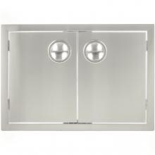 BBQGuys.com Portofino Series 27-Inch Stainless Steel Enclosed Cabinet Storage With Shelf image