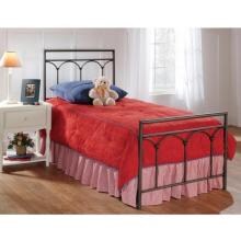 Hillsdale McKenzie Brown Steel Metal Bed Set With Frame - Twin - 1092BTWR image