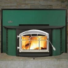 Napoleon EPI1402F Deluxe 25-Inch Wood Burning Fireplace Insert - Green