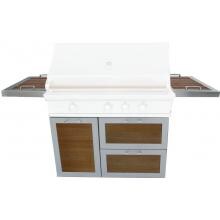 Caliber Grill Cart For CrossFlame Pro 42-Inch Gas Grills - Wood Panels image