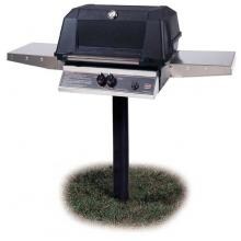MHP Gas Grills WNK4DD Natural Gas Grill W/ SearMagic Grids On In-Ground Post