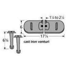 Cast Iron Oval Twin, Centered, Variable Offset Burner 21602-80701 image
