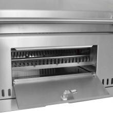 BBQ Guys Charcoal Grill w/ Charcoal Access Door Open