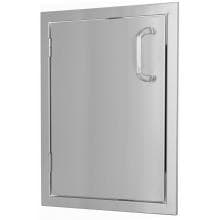 BBQGuys.com Kingston Series 17 Inch Left-Hinged Single Access Door - Vertical