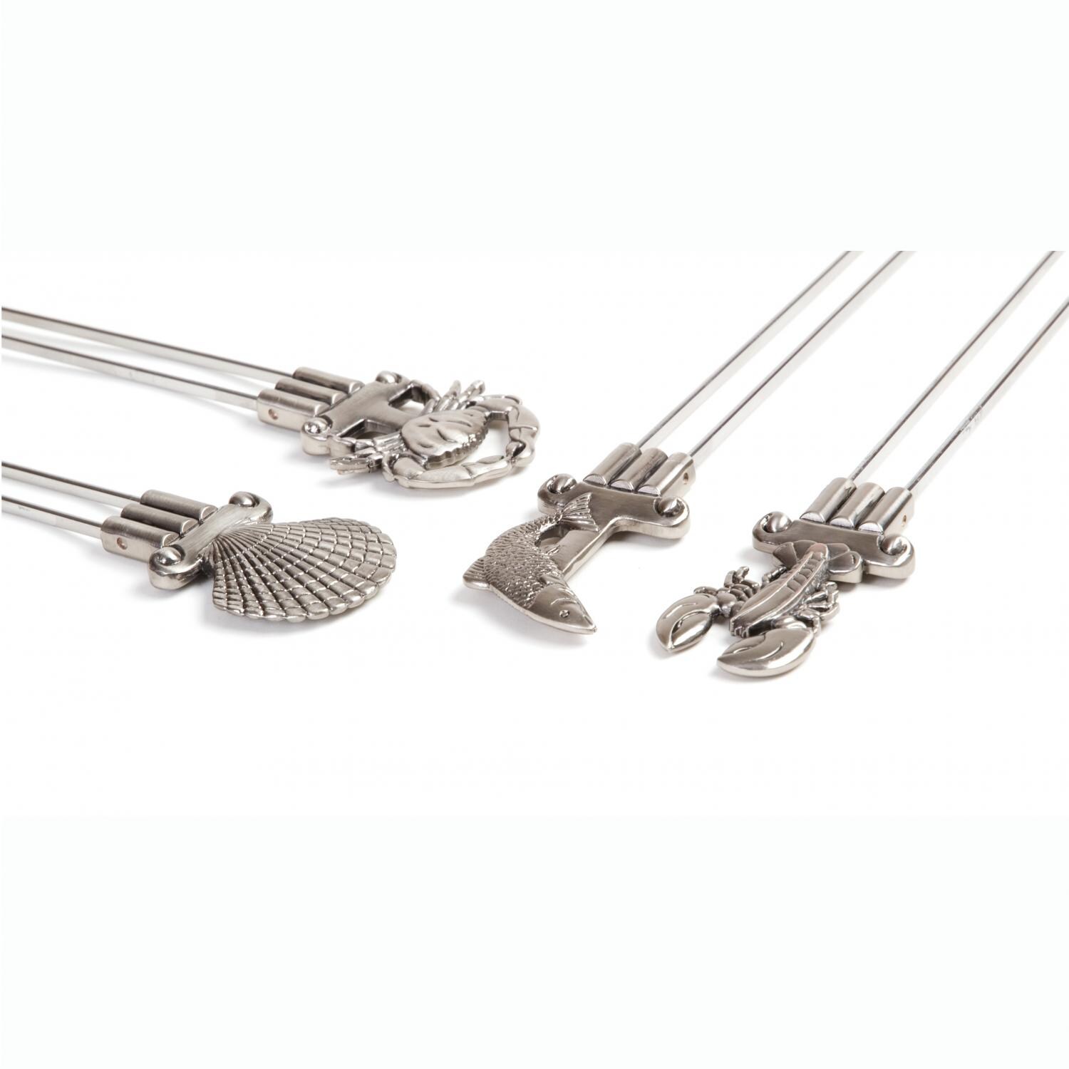 Double Prong Coastal Skewers Set BBQ Guys