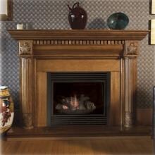 Monessen CDVR36NV7 36-Inch Natural Gas Direct Vent Fireplace System With Millivolt Control