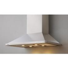 Zephyr Range Hoods 36 Inch Euorpa Venezia Wall Mount Chimney Hood With 715 Internal Blower, Stainless Steel - ZVE-E36AS