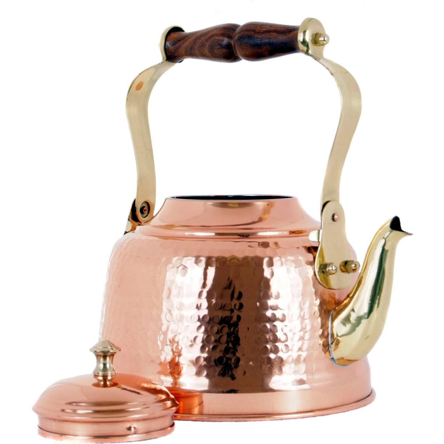 Old Dutch Hammered Copper Tea Kettle BBQ Guys