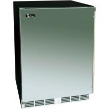 Perlick 5.3 Cu. Ft. Built-In Right-Hinge C-Series Compact Refrigerator - Integrated Custom Panel Door / Stainless Steel Cabinet - HC24RB-2R